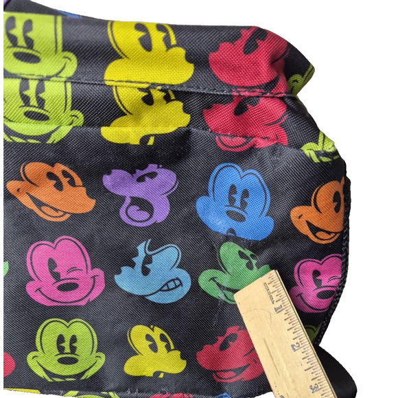Walt Disney World Backpack Rainbow Mickey Mouse Faces Bookbag Large Disney Parks - Picture 11 of 16